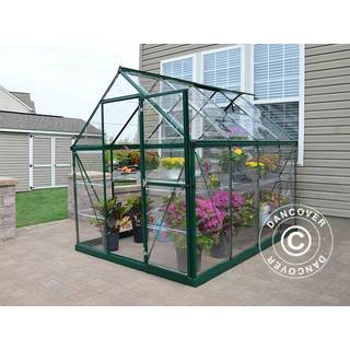 Drivhus polycarbonat Harmony 4,5m², Palram/Canopia, 1,85x2,47x2,08m, Grøn