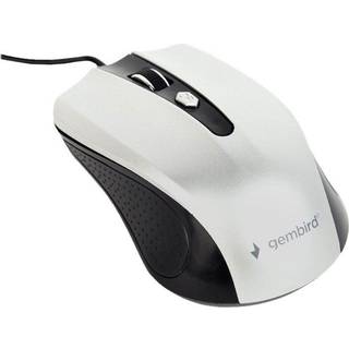 Gembird Wired optical mouse 4B-01 - Mus - Optisk - 4 knapper - Grå