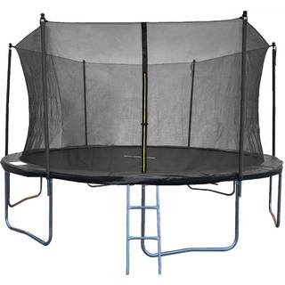 MCU-Sport Classic Plus V2 4.88M Trampolin + Sikkerhedsnet + Stige Sort