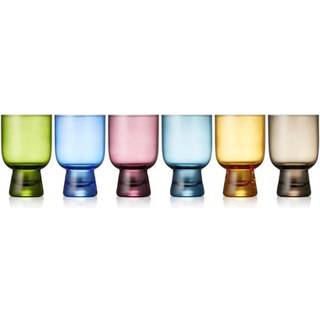 Lyngby glas tumblerglas multifarvet 30 cl