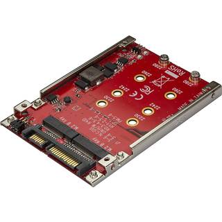 StarTech.com Dual-Slot M.2 Drive to SATA Adapter for 2.5" Drive Bay - RAID - styreenhed til lagring (RAID) - M.2 Card - SATA 6Gb/s