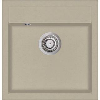 køkkenvask granit enkelt vask beige
