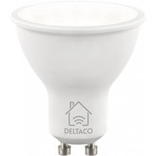 Deltaco Smart Home GU10, WiFi LED-lampe- Dæmpbar