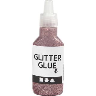 Rosa Glitterlim 25ml - Perfekt til Kreative Projekter