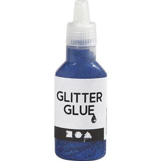 Glitterlim Mørk Blå 25ml - Præcis Påføring