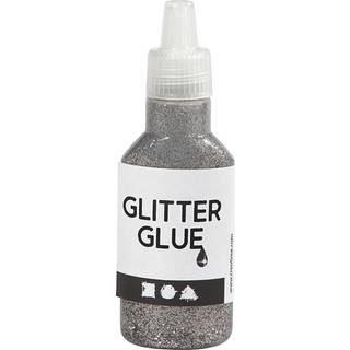 Sølv Glitterlim 25ml - Perfekt til Kreative Projekter