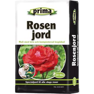 Prima rosenjord 50l med kogødning