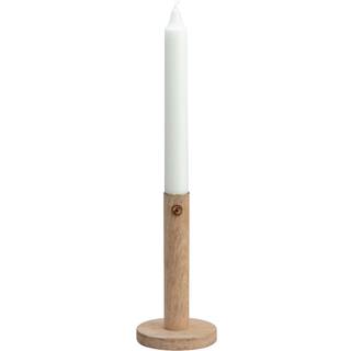 Ernst Lysestage 15 Cm - Lysestager Træ Sort - 152504