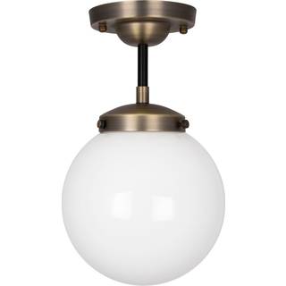 Globen Lighting Alley Loftlampe Antik Messing/Hvid