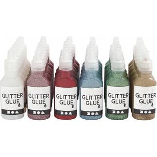 Glitterlim 36x25ml - Kreativitet uden grænser