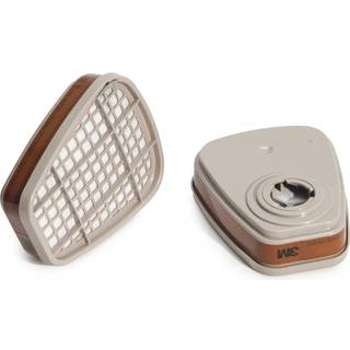 Filter A2 mod organiske dampe, 6055, pakke a 2stk