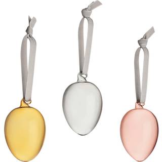 Iittala Æg 3 Stk - Påskdekorationer Glas Grå - 1051523