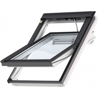 Velux integra elektrisk hvid polyuretan 66x140 3-lags lav ggu fk08 006821a