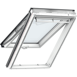 Velux tophæn. vindue hvid poly GPU CK04 0068 55x98 3-lags super lavenergi