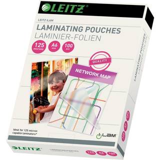 Leitz Lamineringslomme A6 125 mic. pk/100
