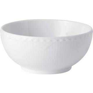 Hvid Halvblonde Skål, Ø15 cm