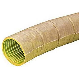 Eurodrain 50/42 mm PVC-drænrør med slids 1,2 x 5 mm og filt, 50 meter