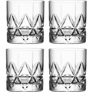 Orrefors Peak old fashioned glas 4-pak 25 cl