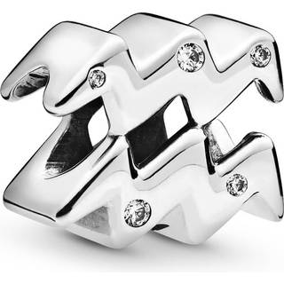 Pandora Sparkling Aquarius Zodiac Charm - Silver