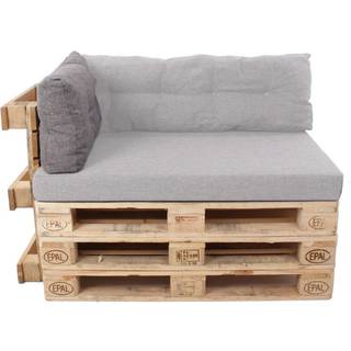 Alis Pallehynde - Ryg - 13x40x60 cm - Grå