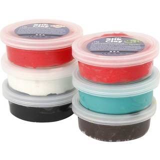 Silk Clay® Julefarver - 6x14g Kreativ Modelleringsmasse