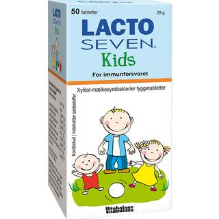 Lacto Seven Kids Mælkesyrebakterier | 50 tab | Vitabalanse