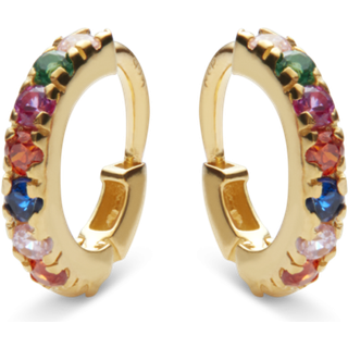 Maanesten Nubia Øreringe 18 kt. Forgyldt Sølv 9337a - Dame - 925 Sterling Silver