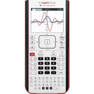 Texas Instruments TI-Nspire CX II-T graphing calculator UK man