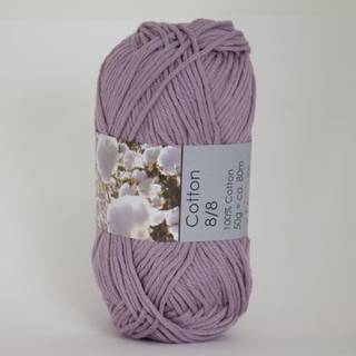 Cotton 8/8 Hjertegarn i Cerisse