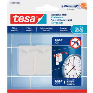 8 x Tesa flise-klæbesøm 2kg hvid 2stk