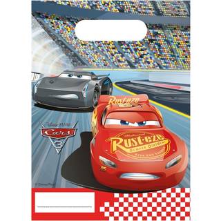 Disney Cars 3 party poser, 6 stk