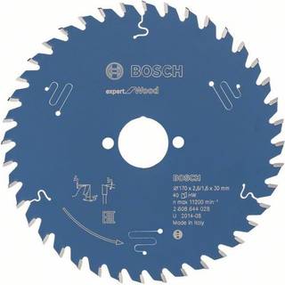 Bosch Rundsavsklinge 170x30x2.6mm 40t Exp Wood - 2608644028
