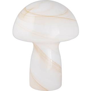 Globen Lighting Fungo 16 hvid/beige bordlampe