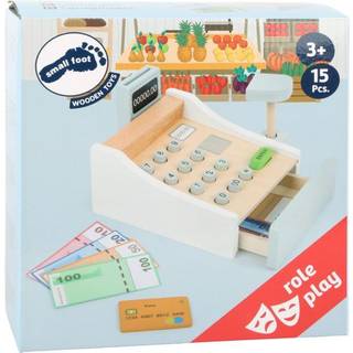 Small foot Wooden Toy Cash Register White Legetøj af træ 3 y+ 1 stk. - 1 stk.