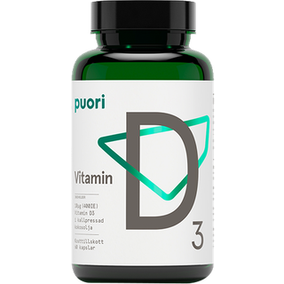 3 for 2 på Puori Vitamin D3 10 µg Kosttilskud 60 stk