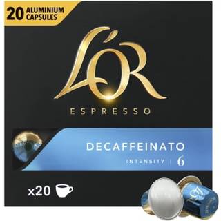 L&#39;OR Koffeinfri Espresso - 20 kapsler til Nespresso®