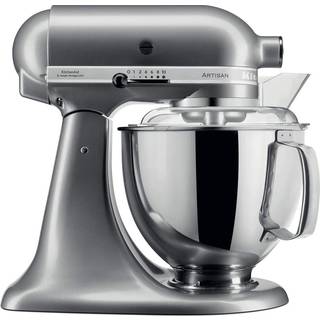 KitchenAid røremaskine Artisan sølv, 4,8 ltr. 5KSM175PSEMS