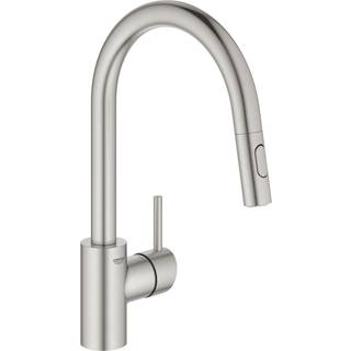 Grohe Concetto etgr køk bruser etgr køkkenbat, højt udløb, ethul, zero, supersteel 31483DC2