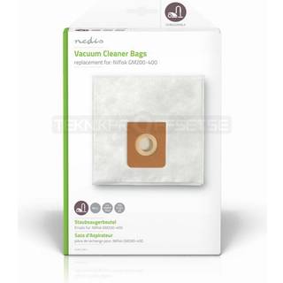 Nedis vacuum cleaner bags replacement for nilfisk GM200-400 4 stk. inkl. Filter