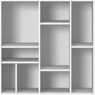 Montana - Compile Decorative Shelf, Suspension Rail - Monarch - Reolsystem - Peter J. Lassen - Blå - MDF
