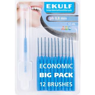 Ekulf ph Mellemrumsbørster 0.8 mm BLÅ