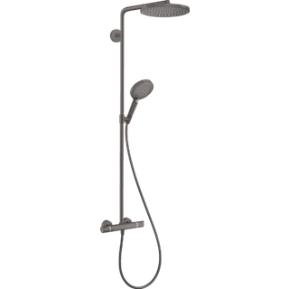 hansgrohe Raindance Select S Showerpipe 240 1jet PowderRain børstet sort krom