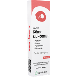 Test 4 Kønssygdomme Kvinde Medicinsk udstyr 1 stk + FRI FRAGT