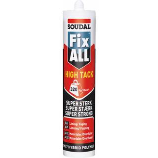 Fix All High Tack Montagelim Soudal Grå 290ml ✓ På lager - klar til levering og afhentning