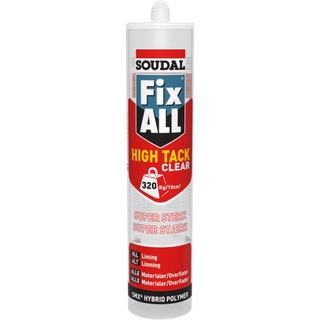 FixAll HighTack fuge-/klæbemasse 290ml klar