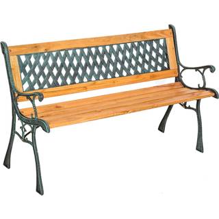 Havebænk Tamara 128x51x73cm - brun