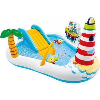 Intex Fishing Fun Pool aktivitetscenter - pool med fiske-tema og sprayer funktion - 218 x 188 cm
