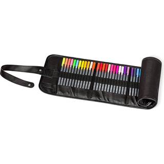 STAEDTLER Triplus fineliner farvetusser, 48 stk Trekantet form der sikrer ergonomisk greb. 48 fineline farvetusser. DRY SAFE blæk der kan vaskes af tøjet. Ventileret sikkerhedshætte.