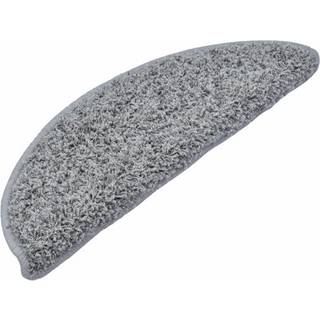 trappemåtter 15 stk. 65x21x4 cm grå halvrunde store