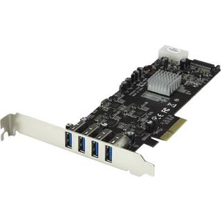 StarTech.com 4 Port Quad Bus PCI Express PCIe USB 3.0 Card w/ UASP & Power